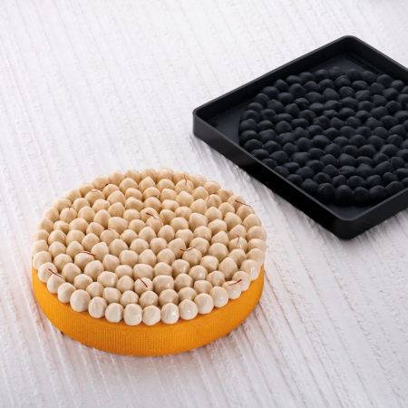 Forme Silicon pentru Decor si Plating - Forma Silicon TOP Hazel Ø 18 x H 1.8 cm, 1 cavitate, 267 ml