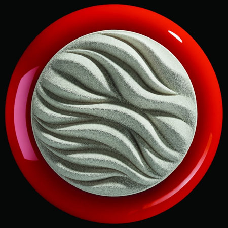 Forme Silicon pentru Decor si Plating - Forma Silicon TOP River Ø13.5xH1.5 cm, 2 cavitati