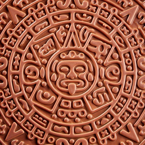 Forma Silicon Tort 3D Azteca Ø 18 x H 4 cm, 1000 ml [2]