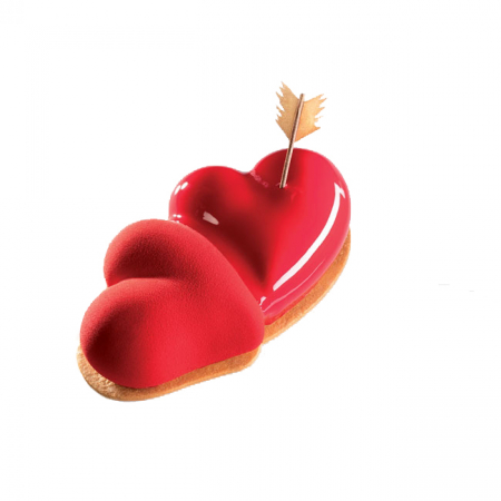 Forme Moderne Tort - Forma Silicon Tort Inima 3D Beloved 25x14xH6 cm