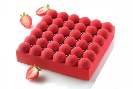 Forme Moderne Tort - Forma Silicon Tort 3D Bubbles 15 x 15 x h 5 cm