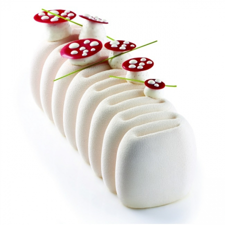 Forme Moderne Tort - Forma Silicon Tort 3D Creme 25x8.4xH7.5 cm