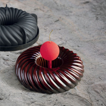 Forme Moderne Tort - Forma Silicon Tort 3D Cyclone Ø 18 cm