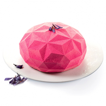 Forme Moderne Tort - Forma Silicon Tort 3D Diamant Ø 18 x H 9 cm, 1590 ml