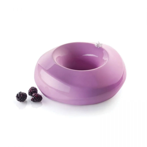Forme Moderne Tort - Forma Silicon Tort 3D Eternity Ø 22 x H 7.2 cm, 1800 ml - 2 piese