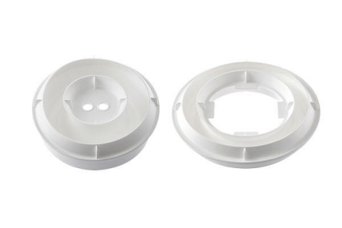 Forme de Silicon Cofetarie - Forma Silicon Tort 3D Flame Ø24 x H 8.5 cm + Decor Ø 21.3 x H 3.5 cm + Decupator