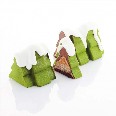 Forme Silicon Trunchi - Forma Silicon Tort 3D Forest 25 x 9.7 x H 9.5 cm, 1065 ml