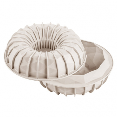 Forme Moderne Tort - Forma Silicon Tort 3D Gioia Ø 21 x H 7 cm, 1660 ml
