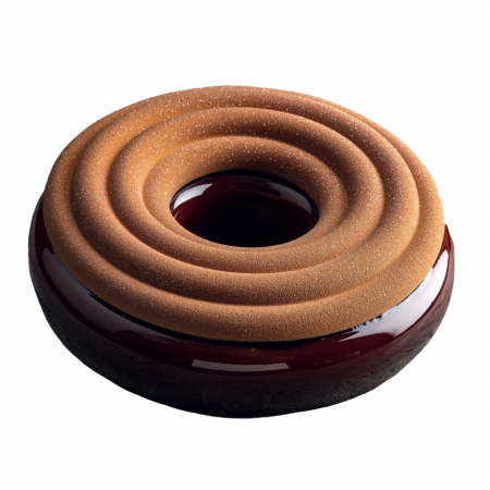 Forme Moderne Tort - Forma Silicon Tort 3D Hula, kit top + baza,  Ø 18 x h 4 cm extern