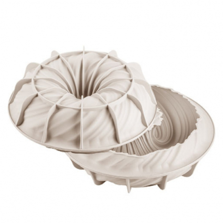 Forme Moderne Tort - Forma Silicon Tort 3D Intreccio Ø 21 x H 7 cm, 1650 ml