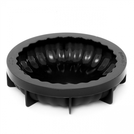 Forme Silicon pentru Torturi si Prajituri - Forma Silicon Tort 3D Plissee Ø18xH4.7 cm