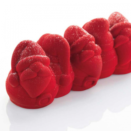 Forme de Silicon Cofetarie - Forma Silicon Tort 3D Santa 25.4 x 10.3 x H 10 cm, 1300 ml