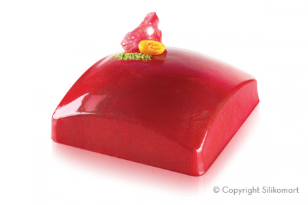 Forme de Silicon Cofetarie - Forma Silicon Tort 3D Square Sphere 16 x16 x H 6 cm