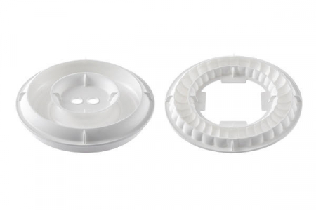 Forme de Silicon Cofetarie - Forma Silicon Tort 3D Symphony Ø 24 x H 4.7 cm - 3 piese