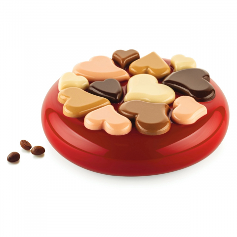 Forme Moderne Tort - Forma Silicon Tort 3D Tender Ø 19 x H 6.5 cm, 1480 ml