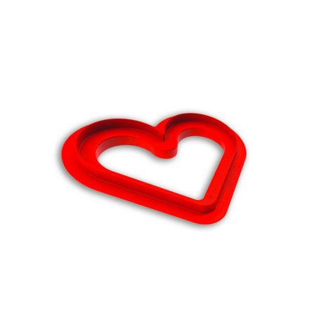 Forma Silicon Tort Love Story x 2 + Cutter 17.3 x 21 x H 1.8 cm, 412 ml [2]