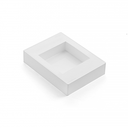 Forme de Silicon Cofetarie - Forma Silicon Tort Patrat 10 x 10 x H 5 cm, vol. 495 ml