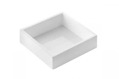 Forme de Silicon Cofetarie - Forma Silicon Tort Patrat 18 x 18 x H 5 cm, vol. 1558 ml