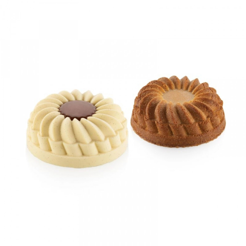 Forme Moderne Tort - Forma Silicon Tort Pleincoeur Rotund Ø 14 x H 5.9 cm, 710 ml