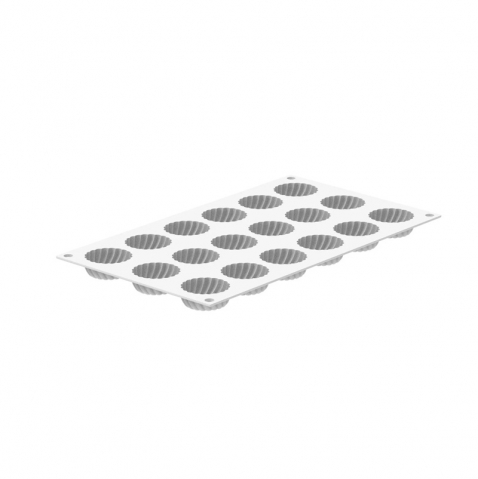 Forme Silicon Monoportii, Mignon - Forma Silicon Torta XS Ø 4 x H 1.5 cm, 18 cavitati x 14 ml