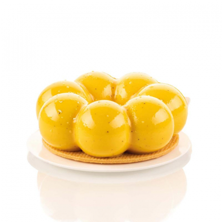 Forme de Silicon Cofetarie - Forma Silicon Truffle Crown Ø 8.2 x H 2.9 cm, 6 cavitati, 90 ml