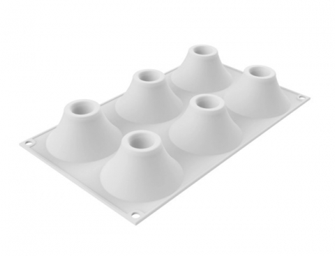 Forma Silicon Vulcan Vesuvio Ø 8 x H 4 cm, 6 cavitati x 85 ml [2]
