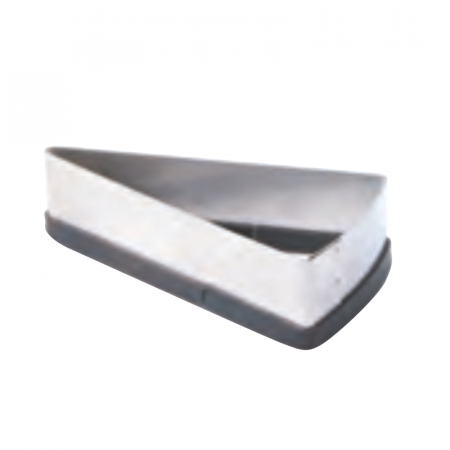 Seturi Formare Monoportii si Mignon - Forma Triunghi - Decupator Inox Monoportii 11.7 x 6.1 x H 3 cm