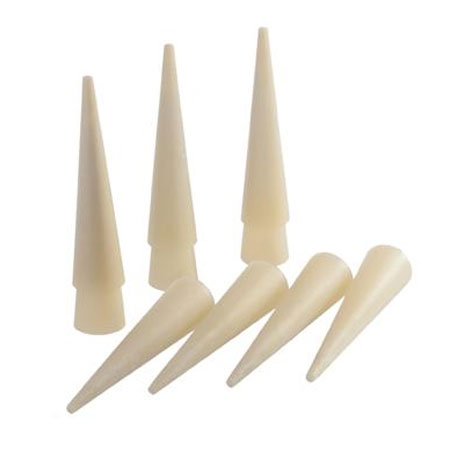 Forme Rulouri, Cannoli - Forme Conice Plastic Special coacere Conuri Ø 3 x 12 cm, Set 10 Buc