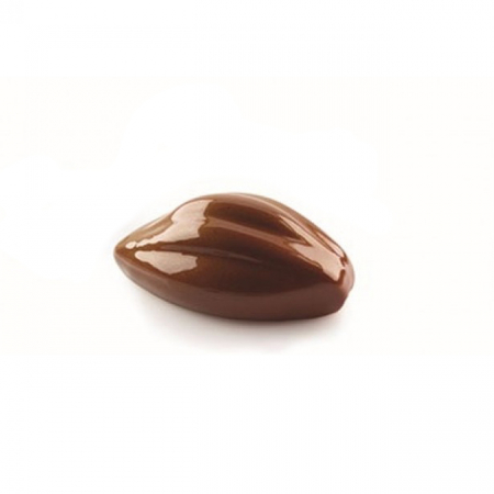 Forme Silicon Fructe - Fruct de Cacao, 10.2x5.7xH4.2 cm - Forma Silicon Monoportii, 6 cavitati