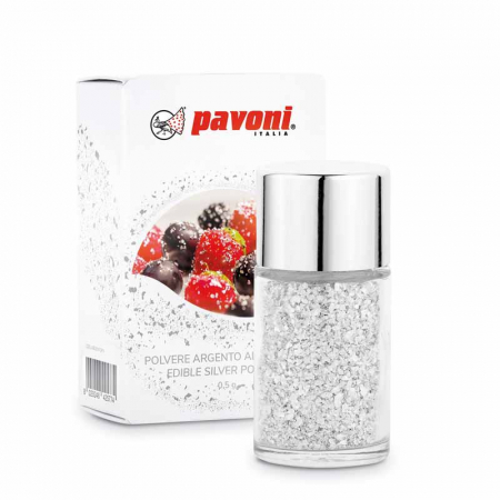 Aur si Argint Alimentar - Fulgi din Argint, 0.5 gr
