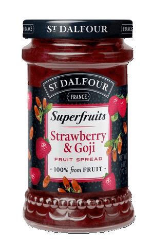 Bacanie - Gem de Capsune si Goji Fara Zahar Adaugat, 170 g, Sf Dalfour