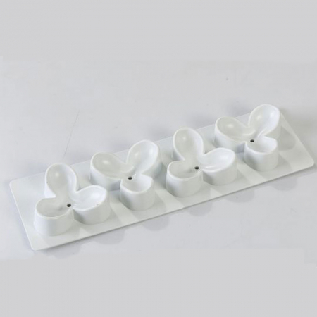 Ustensile Decor Pasta de Zahar - Ghiocei - Suporturi Plastic Formare si Uscare Flori, Set 5 Buc