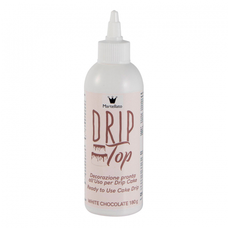 Glazuri, Napaj, Creme Cofetarie - Glazura DripTop Ciocolata Alba 180 g