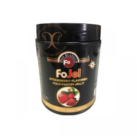 Glazuri, Napaj, Creme Cofetarie - Glazura gel Capsuni gata de utilizat, FoJel,