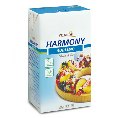 Glazuri, Napaj, Creme Cofetarie - Glazura Neutra Harmony Sublimo, Galze & Go, 1L, Puratos
