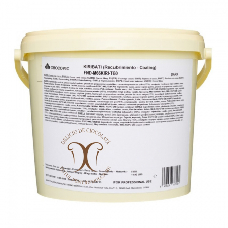 Glazura Torturi Ciocolata Neagra KIRIBATI, Chocovic, 5 kg [2]