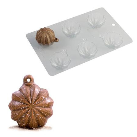 Ciocolaterie - Matrite, Ustensile - Globuri Craciun 3D Ø6 cm - Kit Matrite Plastic 6 Subiecte Ciocolata