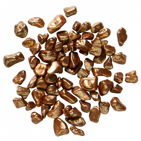Decoratiuni Comestibile, Decor Tort - Granule Medii Ciocolata Chocrocks Bronz 3x5 mm, Mona Lisa, 600 g