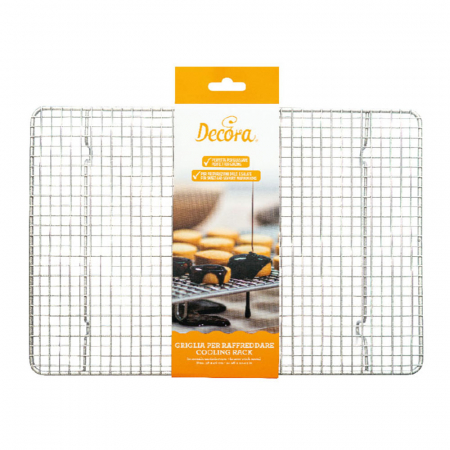 Brutarie, Patiserie - Ustensile - Gratar Otel Cromat cu Picioruse si tesatura densa pentru Biscuiti sau Mignon