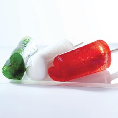 Matrite, Forme Inghetata, Gelaterie - Set 24 Matrite Plastic Inghetata pe bat Gelato Flex Heart