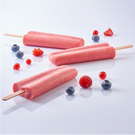 Cofetarie - Ustensile - Set 24 Matrite Plastic Inghetata pe bat Gelato Flex Wave