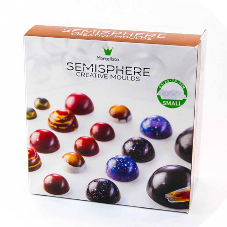 Matrite Semisfere Ciocolata - Semisfere 4 dimensiuni - Kit 16 Matrite Plastic