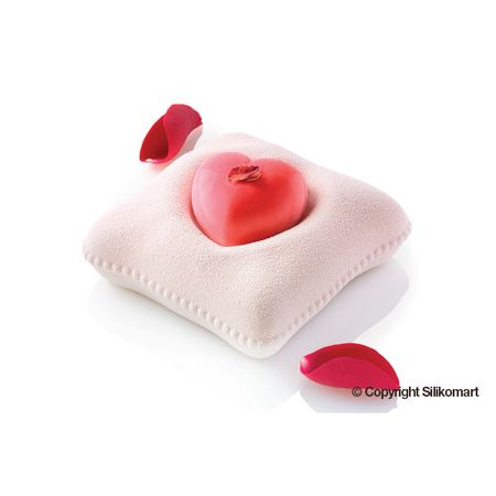 Forme de Silicon Cofetarie - KIT Forme Silicon Tort 3D Ti Voglio Bene - 7 Pernute + 1 Forma Silicon Inima 15 cavitati