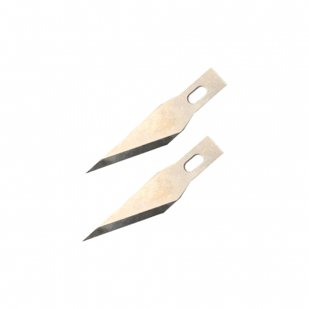 Ustensile Decor Pasta de Zahar - Lame Inox Bisturiu Metal, 3 x 0.9 cm, Set 10 Buc