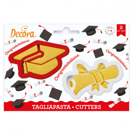 Cofetarie - Ustensile - Laureat - Decupatoare Plastic Ø 9 x H 2.2 cm, Set 2 Buc
