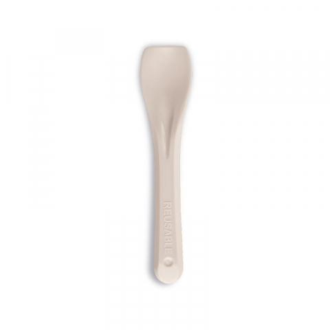 Cofetarie - Ustensile - Lingurita Inghetata PS Reutilizabila Bej, 9.5 cm, Set 1 kg
