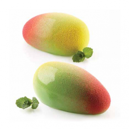 Forme Silicon Fructe - Mango, 9.3x5.7xH4.2 cm - Forma Silicon Monoportii, 6 cavitati