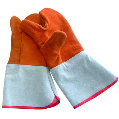 Brutarie, Patiserie - Ustensile - Manusi Piele pentru Cuptor, cu 3 Degete, Temp. Max. 250°C, L 35 x 15 cm