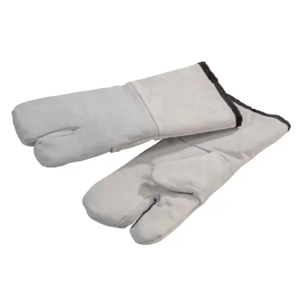 Brutarie, Patiserie - Ustensile - Manusi Piele pentru Cuptor, cu 3 Degete, Temp. Max. 250°C, L 34 x 15 cm