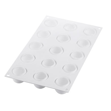 Mar/Cireasa/Piersica Mignon 3D, Ø3.9xH3 cm - Forma Silicon Monoportii, 15 cavitati [5]